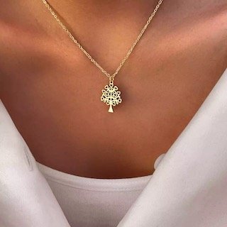 Collier Sautoir Arbre De Vie Des Bijoux Fantaisie