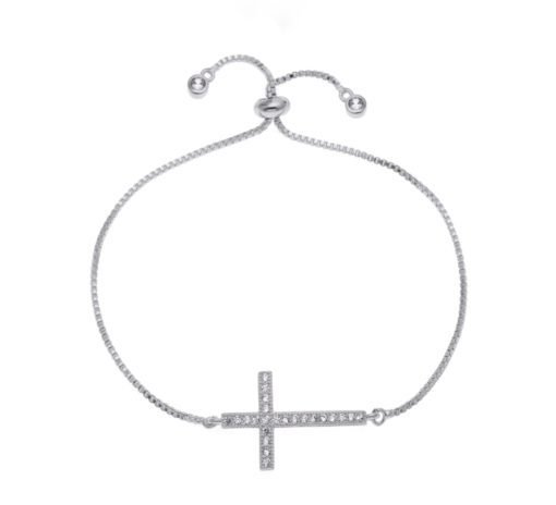 bracelet croix cadeau femme