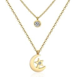 Collier lune cadeau femmeCollier lune cadeau femme