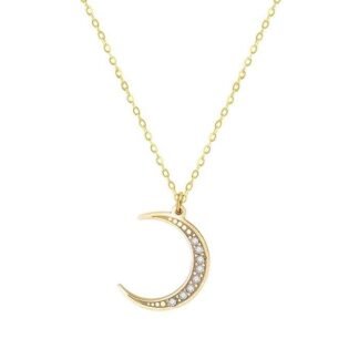 collier pendentif lune