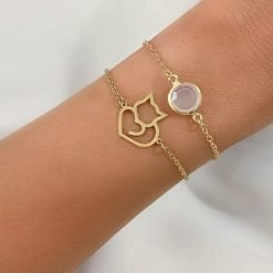bracelet chat cadeau femme