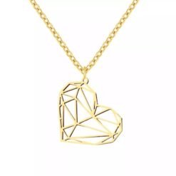 collier avec pendentif coeur original femme