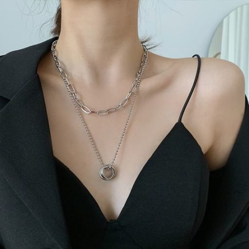 sautoir argent 925 femme