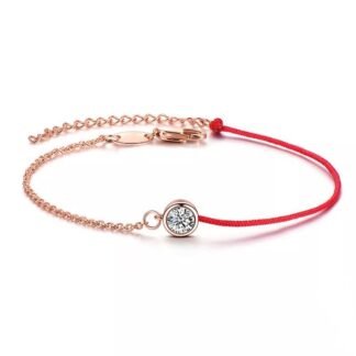 bracelet cordon rouge