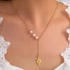 collier cravate etoile