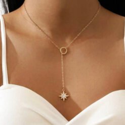 collier femme etoile pas cher