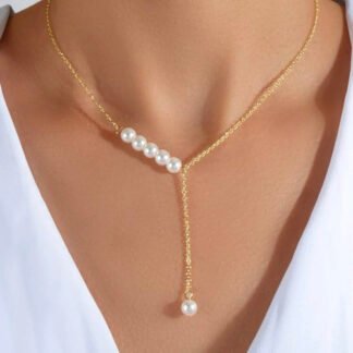 collier perles fantaisie pas cher