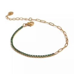 bracelet vert femme