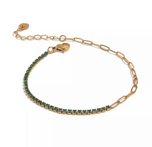 bracelet vert femme