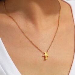 collier pendentif avion