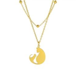 collier en forme de chat